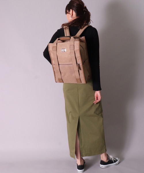 BAYBLO(ベイブロ)の「(RA)【D.KELLY】スクエア ボックス リュック(バックパック/リュック・レディース・ブラック/グレー/キャメル/インディゴブルー・ONE SIZE)」の7枚目の写真