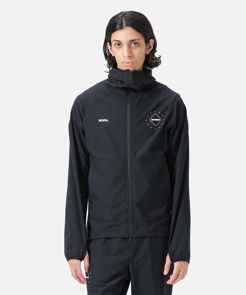 S 美品 F.C.R.B. RELAX FIT ZIP UP HOODIE FCRB RELAX FIT ZIP UP HOODIE