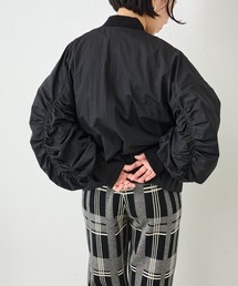 美品　ビアズリー　BEARDSLEY　フリピエ　MA-1ギャザースリーブブルゾン BEARDSLEY（ビアズリー）の「OT《FRIPIER/フリピエ》トレンド感のある