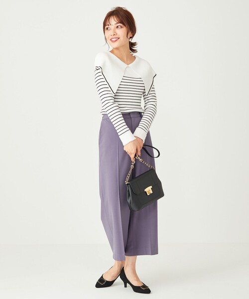 ANY SIS(エニィスィス)の「【洗える】ビックカラーリブ ニット(ニット/セーター・レディース・ピンク系/ブラック系/アイボリー系2・0)」の14枚目の写真