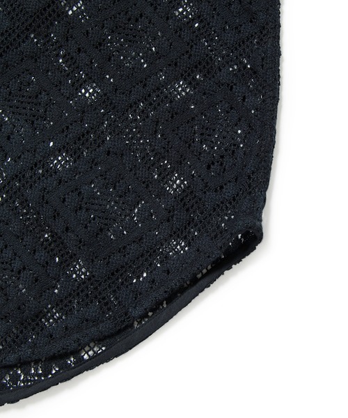 M TO R（ムウトアール）の「［BLOUSE］STANDCOLLAR BIGPOCKET CROCHET L/S SHIRTS（シャツ/ブラウス・レディース・ブラック/キナリ・FREE）」の18枚目の写真