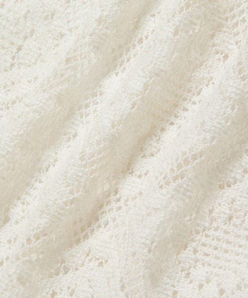 M TO R（ムウトアール）の「［BLOUSE］STANDCOLLAR BIGPOCKET CROCHET L/S SHIRTS（シャツ/ブラウス・レディース・ブラック/キナリ・FREE）」の14枚目の写真