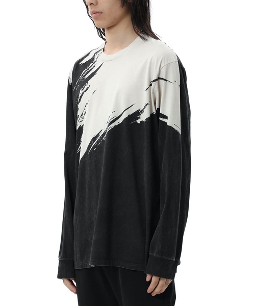 ATTACHMENT（アタッチメント）の「59/2コンパクト天竺 プリント L/S