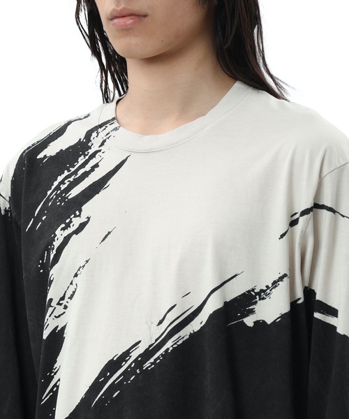 ATTACHMENT（アタッチメント）の「59/2コンパクト天竺 プリント L/S