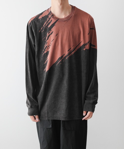 ATTACHMENT（アタッチメント）の「59/2コンパクト天竺 プリント L/S