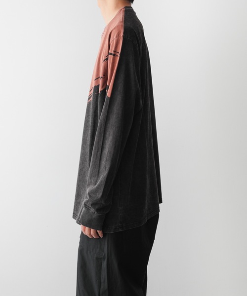 ATTACHMENT（アタッチメント）の「59/2コンパクト天竺 プリント L/S 