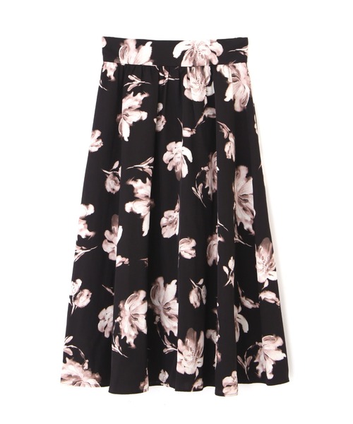 PROPORTION BODY DRESSING（プロポーションボディドレッシング）の「フラワープリントギャザースカート / 1212220914（スカート・レディース・ブラウン/ブラック/グレー・MEDIUM/SMALL）」の13枚目の写真