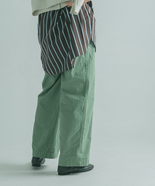 FORK&SPOON（フォークアンドスプーン）の「FORK&SPOON　ミリタリー切替パンツ（その他パンツ・レディース・ベージュ/グリーン・1/2）」の9枚目の写真