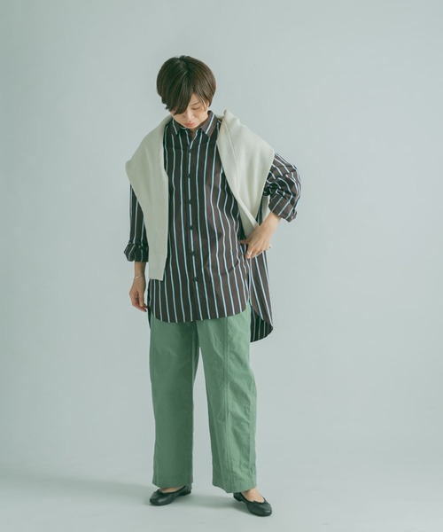 FORK&SPOON（フォークアンドスプーン）の「FORK&SPOON　ミリタリー切替パンツ（その他パンツ・レディース・ベージュ/グリーン・1/2）」の21枚目の写真