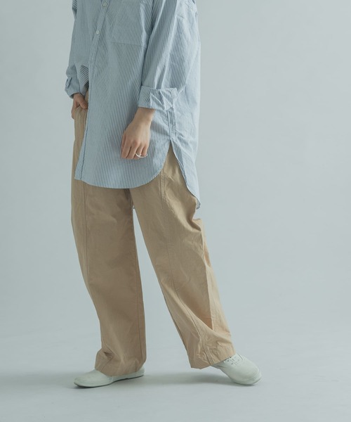 FORK&SPOON（フォークアンドスプーン）の「FORK&SPOON　ミリタリー切替パンツ（その他パンツ・レディース・ベージュ/グリーン・1/2）」の5枚目の写真