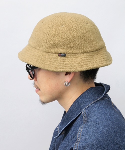 Basiquenti(ベーシックエンティ)の「POLARTEC フリース メトロハット(ハット・メンズ・ブラック/ベージュ/ブラウン/オフホワイト/カーキ・FREE)」の12枚目の写真