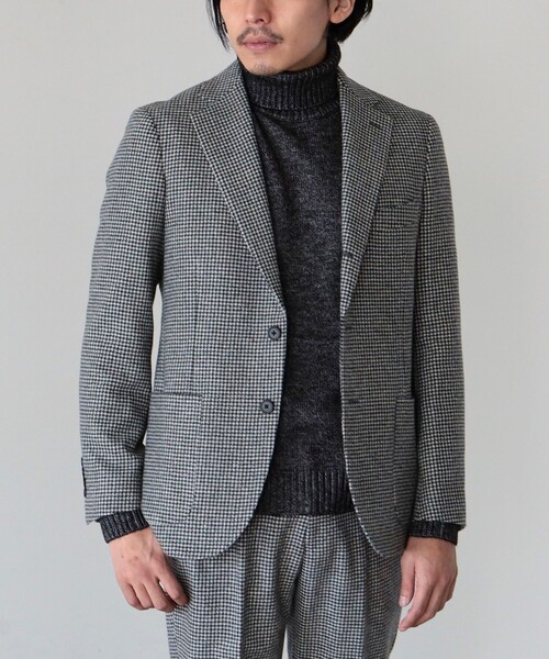 BEAMS HEART（ビームスハート）の「BEAMS HEART / メランジ タートルネック ニット 22AW（ニット/セーター・メンズ・ブラック/ブラウン/オフホワイト/オリーブ・SMALL/MEDIUM/LARGE/X-LARGE）」の9枚目の写真