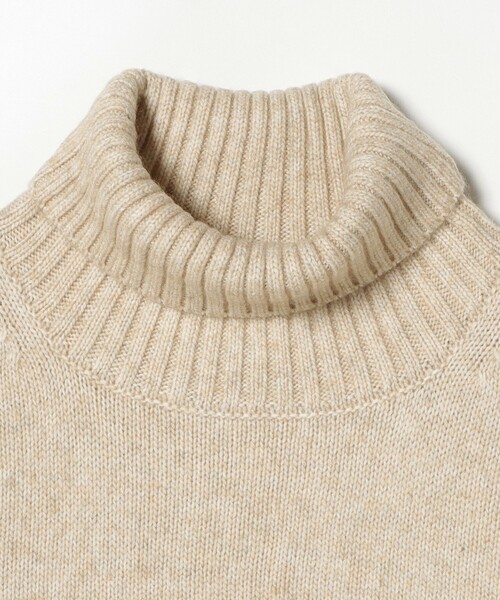 BEAMS HEART（ビームスハート）の「BEAMS HEART / メランジ タートルネック ニット 22AW（ニット/セーター・メンズ・ブラック/ブラウン/オフホワイト/オリーブ・SMALL/MEDIUM/LARGE/X-LARGE）」の15枚目の写真
