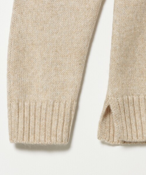 BEAMS HEART（ビームスハート）の「BEAMS HEART / メランジ タートルネック ニット 22AW（ニット/セーター・メンズ・ブラック/ブラウン/オフホワイト/オリーブ・SMALL/MEDIUM/LARGE/X-LARGE）」の16枚目の写真