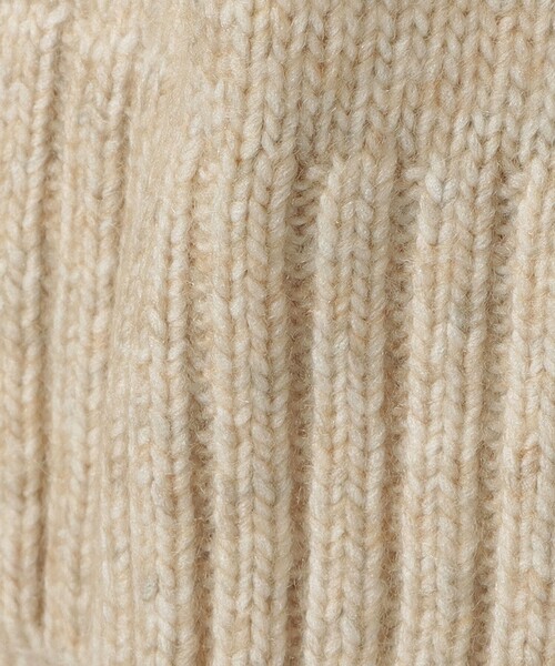 BEAMS HEART（ビームスハート）の「BEAMS HEART / メランジ タートルネック ニット 22AW（ニット/セーター・メンズ・ブラック/ブラウン/オフホワイト/オリーブ・SMALL/MEDIUM/LARGE/X-LARGE）」の17枚目の写真