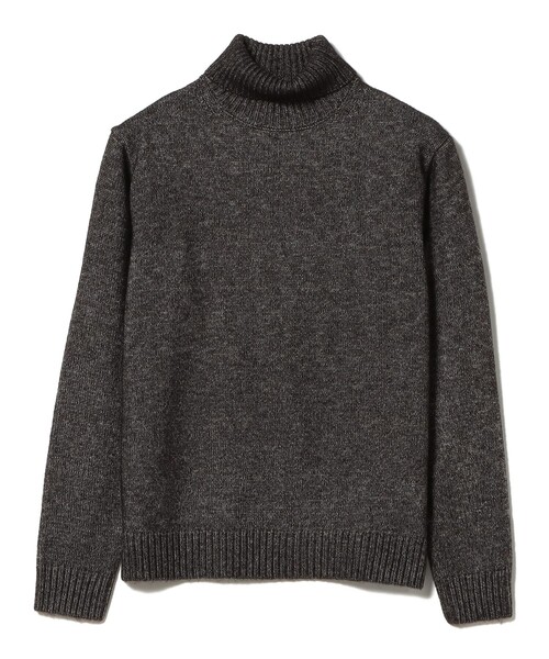 BEAMS HEART（ビームスハート）の「BEAMS HEART / メランジ タートルネック ニット 22AW（ニット/セーター・メンズ・ブラック/ブラウン/オフホワイト/オリーブ・SMALL/MEDIUM/LARGE/X-LARGE）」の19枚目の写真