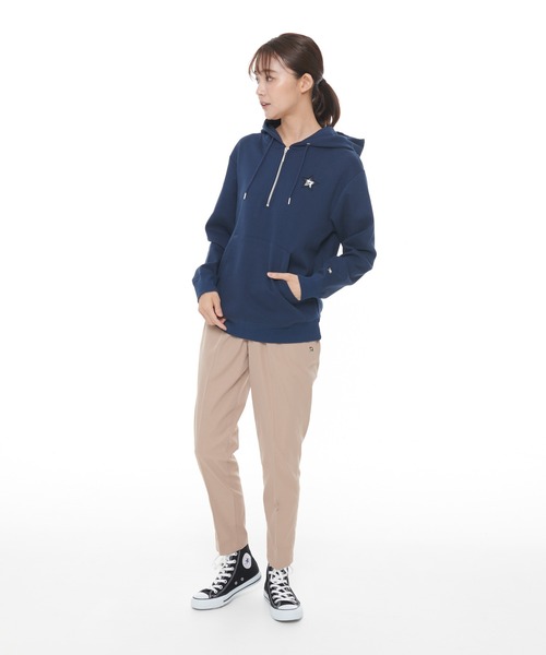 Arnold Palmer（アーノルドパーマー）の「スターモチーフ シェア ハーフジップフーディー（パーカー・レディース・モカ/パープル/ネイビー/アイボリー・XS/S/M/L/LL）」の13枚目の写真