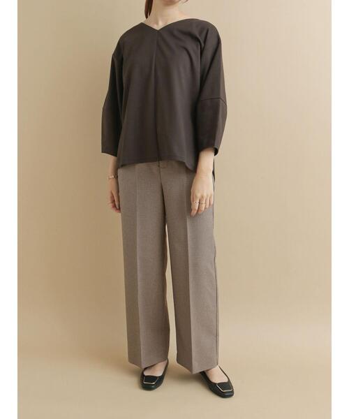 Te chichi(テチチ)の「アソートチェックワイドパンツ(その他パンツ・レディース・モカ/グレー/ベージュ・MEDIUM/SMALL)」の22枚目の写真