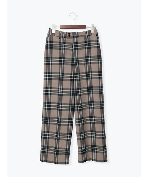 Te chichi(テチチ)の「アソートチェックワイドパンツ(その他パンツ・レディース・モカ/グレー/ベージュ・MEDIUM/SMALL)」の10枚目の写真