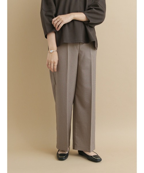 Te chichi(テチチ)の「アソートチェックワイドパンツ(その他パンツ・レディース・モカ/グレー/ベージュ・MEDIUM/SMALL)」の3枚目の写真