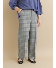 アソートチェックワイドパンツ