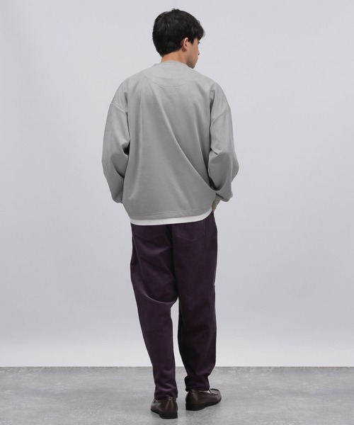 LAKOLE(ラコレ)の「スエードレイヤードプルオーバー / 150757(Tシャツ/カットソー・メンズ・ネイビー/グレー/グリーン/サンドグレー/ピンク/オフホワイト/ブルー/ライトグレー/ブルー系1・SMALL/MEDIUM/LARGE/X-LARGE)」の16枚目の写真