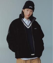 【COVERNAT】REVERSIBLE FLEECE ZIP-UP JACKET / カバーナット リバーシブル フリース ジップアップ ジャケット