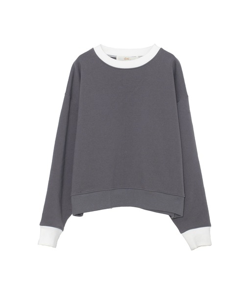 Dita Muaj.（ディータムアージュ）の「【ZOZO限定】Muaj.カラースキーム 裏起毛トレーナー（スウェット・レディース・ホワイト/チャコールグレー/ブラック/ベージュ/ブラウン・M/L）」の8枚目の写真