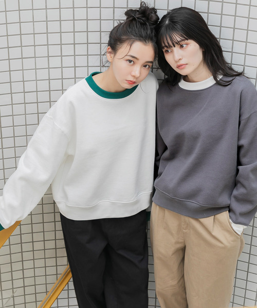 Dita Muaj.（ディータムアージュ）の「【ZOZO限定】Muaj.カラースキーム 裏起毛トレーナー（スウェット・レディース・ホワイト/チャコールグレー/ブラック/ベージュ/ブラウン・M/L）」の18枚目の写真