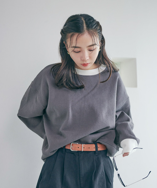 Dita Muaj.（ディータムアージュ）の「【ZOZO限定】Muaj.カラースキーム 裏起毛トレーナー（スウェット・レディース・ホワイト/チャコールグレー/ブラック/ベージュ/ブラウン・M/L）」の20枚目の写真