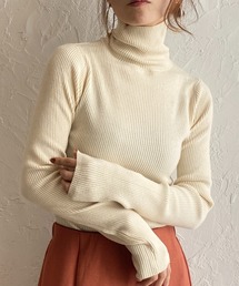 She's Closet（シーズクローゼット）の「ハイネックタイト長袖リブニットプルオーバー（ニット/セーター）」