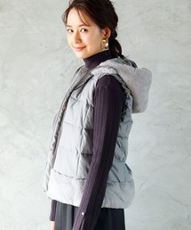 White Collection ホワイトコレクション レディース のダウンベスト グレー 灰色系 無地 通販 Zozotown