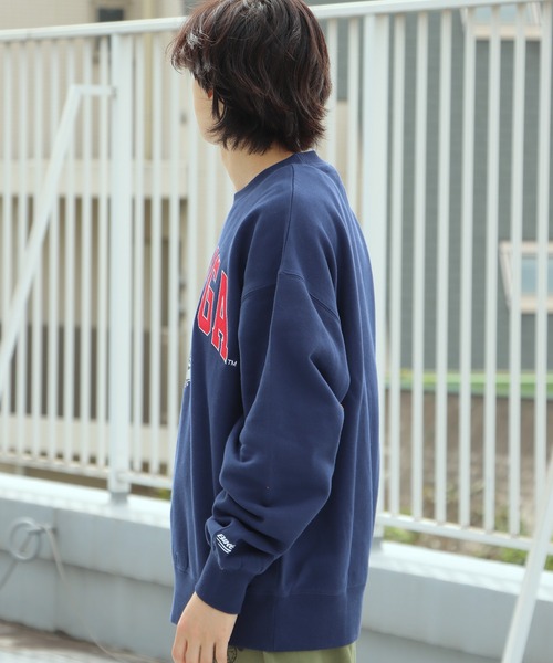 ROOPTOKYO(ループトウキョウ)の「BIKE/バイク College Collaboration スウェット(スウェット・メンズ・オレンジ/レッド/グリーン/パープル/ネイビー/アッシュグレー・M/L/XL)」の16枚目の写真