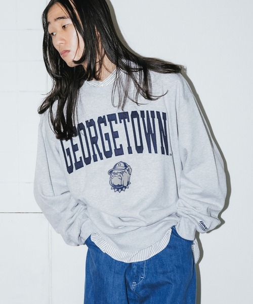 ROOPTOKYO(ループトウキョウ)の「BIKE/バイク College Collaboration スウェット(スウェット・メンズ・オレンジ/レッド/グリーン/パープル/ネイビー/アッシュグレー・M/L/XL)」の21枚目の写真