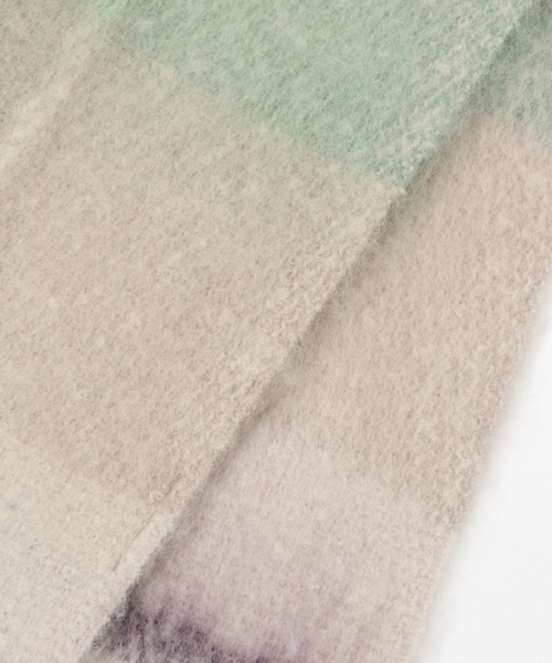 LEPSIM（レプシィム）の「フリンジモチモチストール　294851（ストール/ショール・レディース・ライトグレー/オレンジ/グリーン/アイボリー/ホワイト系その他/ベージュ系その他・ONE SIZE）」の8枚目の写真