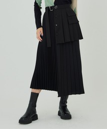ディフォメーションプリーツスカート