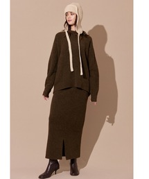 ALEXIA STAM | Boucle Knit Long Skirt /ブークレニットロングスカート(スカート)