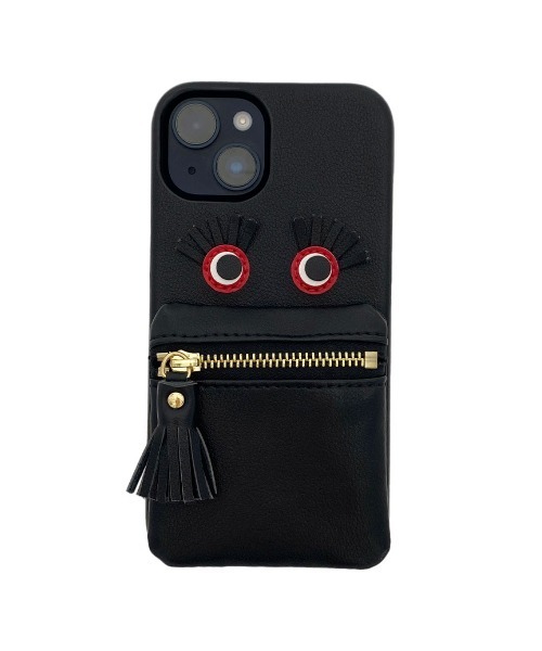 IROMEKI（イロメキ）の「(iPhone14/13) IROMEKI follow you case（スマホケース/カバー・レディース・グレー/ブラック・ONE SIZE）」の4枚目の写真