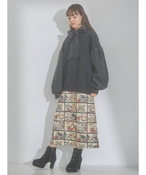 merry jenny（メリージェニー）の「チャイナブーツ（ブーツ・レディース・ブルー/パープル/ブラック・LARGE/MEDIUM）」の10枚目の写真