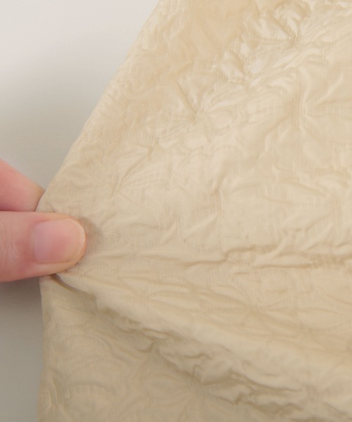 titivate（ティティベイト）の「ふくれジャガードリボントップス（Tシャツ/カットソー・レディース・ライトベージュ/ブラック・M/S）」の10枚目の写真