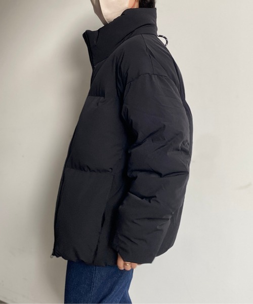 CPCM（シーピーシーエム）の「ストレッチスタンド中綿ブルゾン（ダウンジャケット/コート・メンズ・アイボリー/チャコールグレー/グレイッシュベージュ・MEDIUM/LARGE）」の12枚目の写真