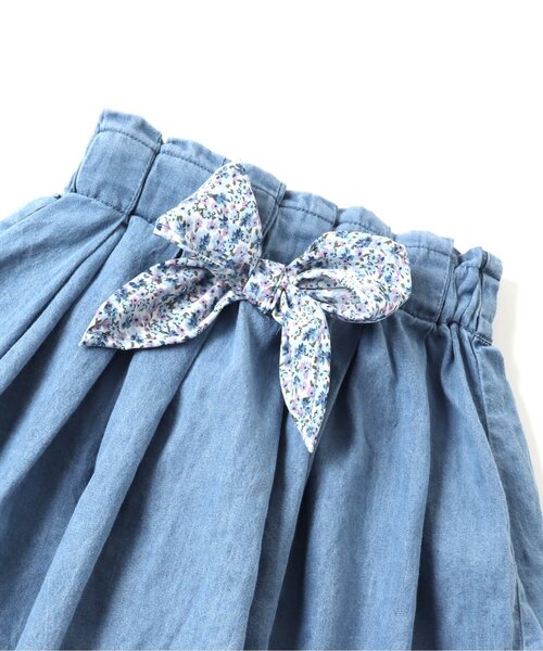 Seraph（セラフ）の「リボン付きスカート（スカート・キッズ・その他3/ブルー/ブラック・80/90/95/100/110/120/130/140）」の11枚目の写真