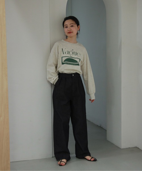 feepur（フェピュール）の「タックルーズデニムパンツ（デニムパンツ・レディース・ブラック/サックスブルー/ネイビー・MEDIUM/SMALL）」の17枚目の写真