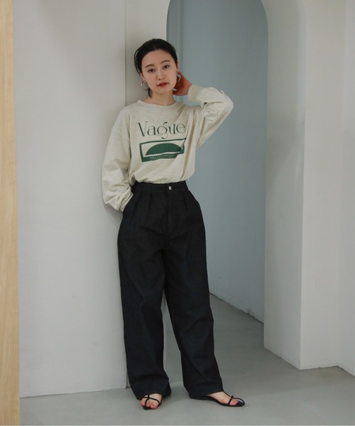 feepur（フェピュール）の「タックルーズデニムパンツ（デニムパンツ・レディース・ブラック/サックスブルー/ネイビー・MEDIUM/SMALL）」の18枚目の写真