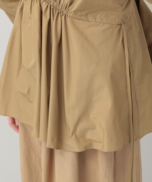 Curensology（カレンソロジー）の「Curensology(カレンソロジー)/ギャザースリーブブラウス（シャツ/ブラウス・レディース・ベージュ/ネイビー・FREE）」の15枚目の写真