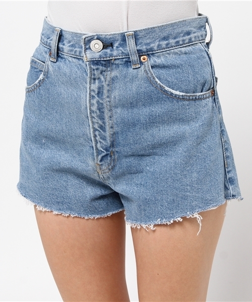 MOUSSY（マウジー）の「DENIM S/PT（デニムパンツ・レディース・ホワイト/ライトブルー・2/1/0）」の13枚目の写真