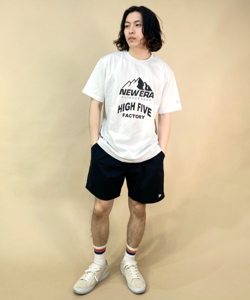 NEW ERA(ニューエラ)の「NEW ERA/ニューエラ 撥水ショーツ ナイロンハーフパンツ/ワンポイント ブランドロゴ/ストレッチショーツ/PA STRETCH SHORT 13516828/13516827(その他パンツ・メンズ・ブラック系その他/ブラック・M/L/XL/XXL)」の7枚目の写真