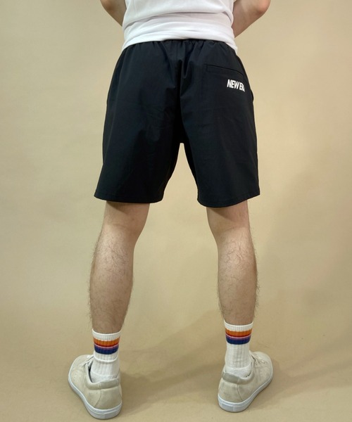 NEW ERA(ニューエラ)の「NEW ERA/ニューエラ 撥水ショーツ ナイロンハーフパンツ/ワンポイント ブランドロゴ/ストレッチショーツ/PA STRETCH SHORT 13516828/13516827(その他パンツ・メンズ・ブラック系その他/ブラック・M/L/XL/XXL)」の5枚目の写真
