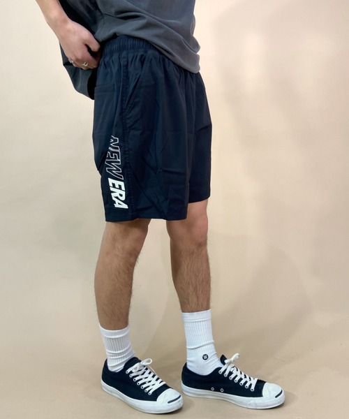 NEW ERA(ニューエラ)の「NEW ERA/ニューエラ 撥水ショーツ ナイロンハーフパンツ/ワンポイント ブランドロゴ/ストレッチショーツ/PA STRETCH SHORT 13516828/13516827(その他パンツ・メンズ・ブラック系その他/ブラック・M/L/XL/XXL)」の11枚目の写真