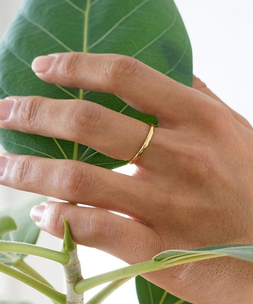 MinoriTY(マイノリティ)の「スキニーリング メンズ ウィメンズ (リング・メンズ・シルバー/ゴールド・11号/13号/17号/19号)」の1枚目の写真